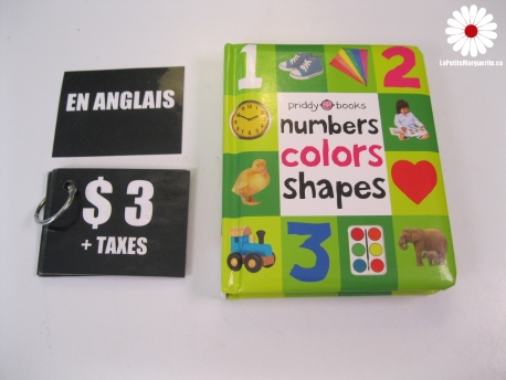 Number colors shapes en anglais