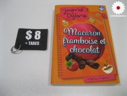 Macaron framboise et chocolat