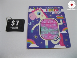 Ne touche pas une licorne qui fait pop