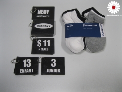 7 paires de bas pointure 11 à 13