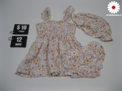ensemble robe, culotte et chapeau
