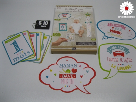 Cartes étapes ma première année (Rose)