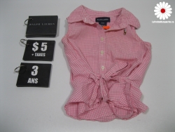 Chemise sans manches