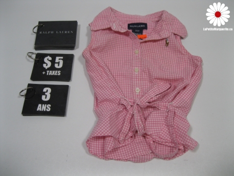 Chemise sans manches