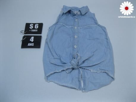 Chemise sans manches