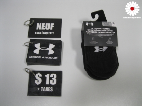 3 paires de bas pointure 10-13