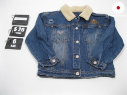 Manteau jeans doublé