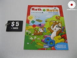 Math et Matie 1 ère année primaire cahier A 2 ième édition