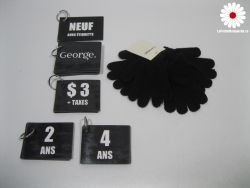 2 paires de gants