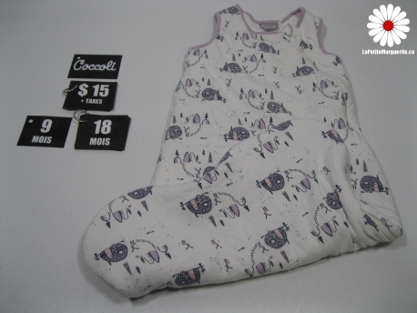 Sac de nuit de 9 à 18 mois