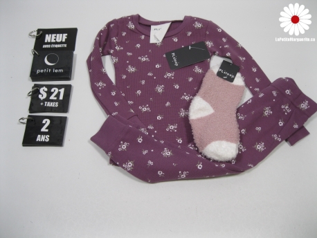 Pyjama 2 pièces avec bas