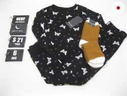 Pyjama 2 pièces avec bas