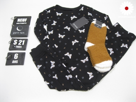 Pyjama 2 pièces avec bas