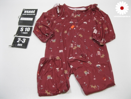 Pyjama légère imperfection