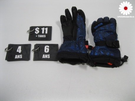 Gants uni sexe 04-06 ans