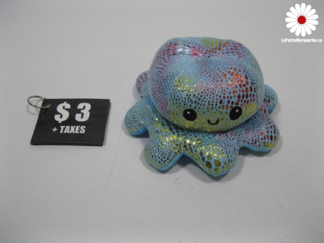 Peluche Pieuvre réversible