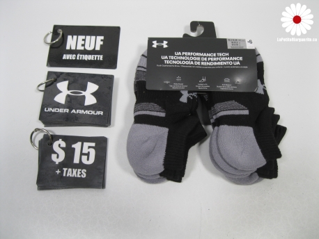 6 paires de bas pointure 13-4