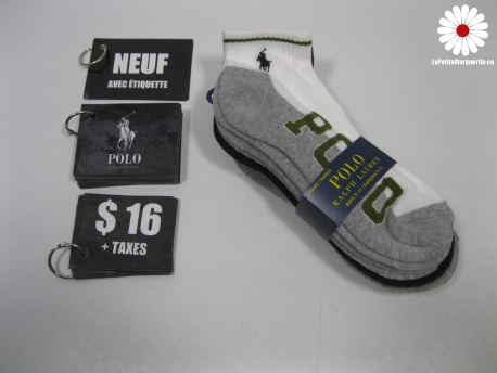 6 paires de bas pointure 13-4