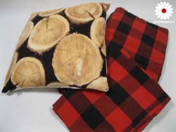 Housse de couette double et coussin Simons