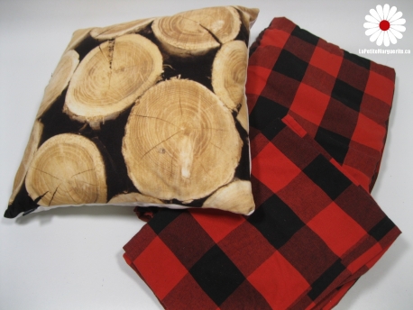 Housse de couette double et coussin Simons