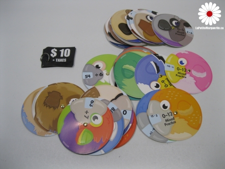 Cartes additions-soustractions