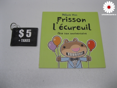 Livre Frisson l'écureuil