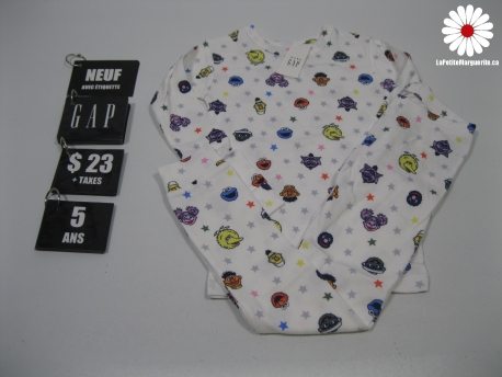 Pyjama 2 pièces unisexe