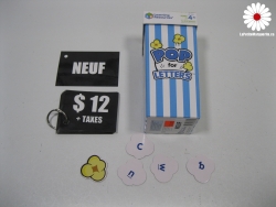 Jeu Pop for letters