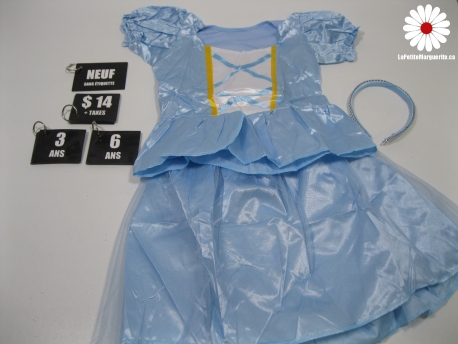Cape/ déguisement princesse 3-6 ans