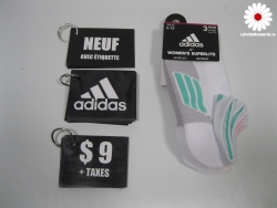 6 paires de bas Pointure 4 à 9 ado