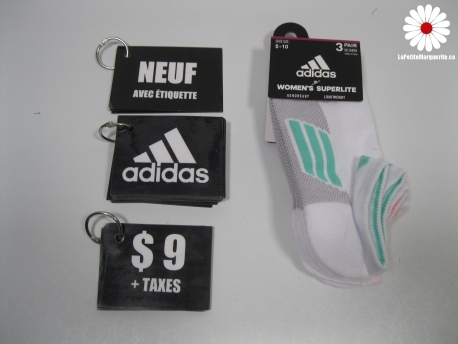 6 paires de bas Pointure 4 à 9 ado