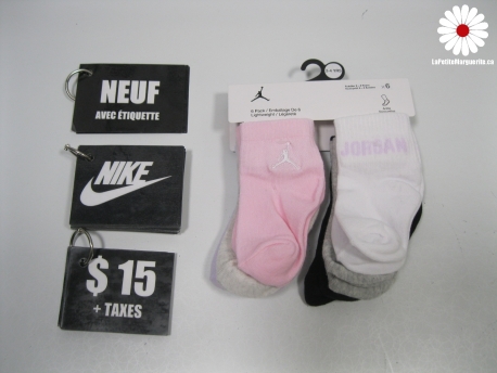 6 paires de bas pointure 3-5
