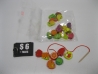 Fruits et légumes à enfiler en bois