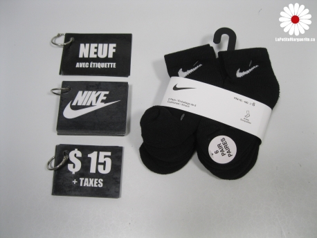6 paires de bas pointure 7-12