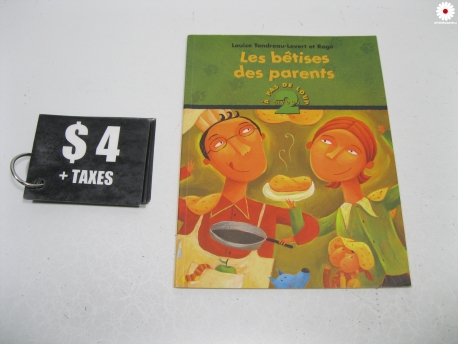 Livre Les bêtises des parents