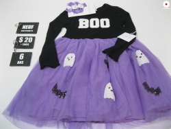 Robe avec barrettes
