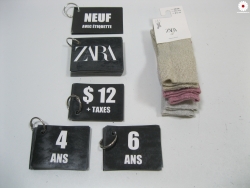 3 paires de bas pointure 3-4.5
