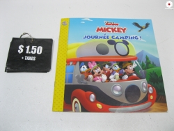 Livre Mickey, journée camping!