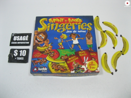 Jeu Monts à mots - Dinos - Imparfait -